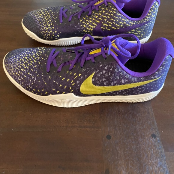 Nike Kobe Bryant basketball shoes Men’s size 10.5 purple and gold - Picture 4 of 6